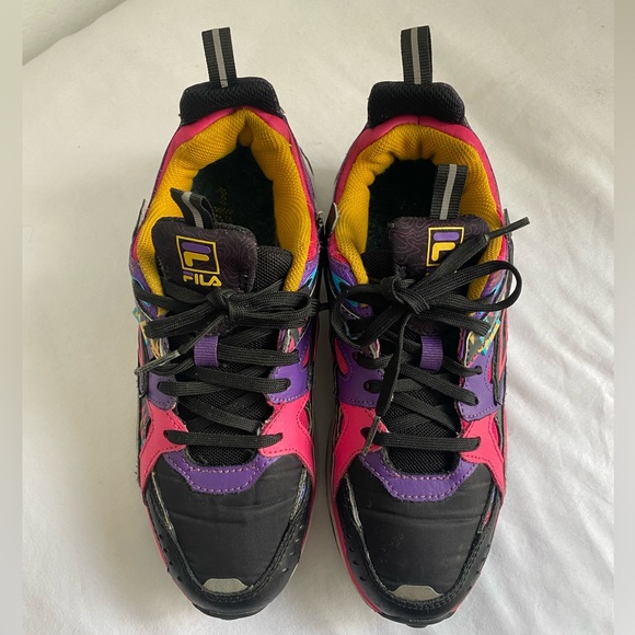 FILA Sandenal Girls Multicolor Fashion Sneakers Sportswear Shoes Sz 5.5 - Picture 4 of 16